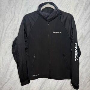 O'Neill Men's Breeze Breaker Black Performance Jacket Medium